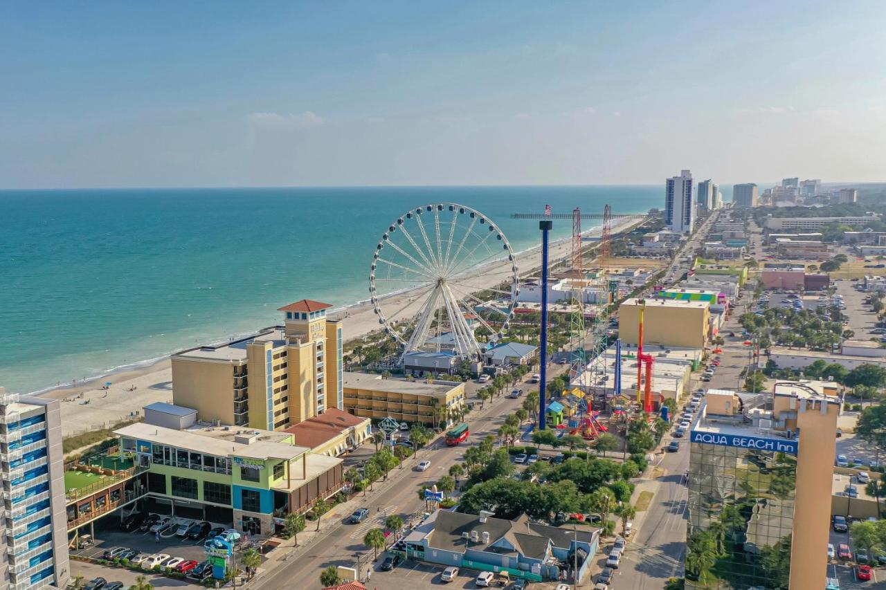 Southern Breeze Ocean Front Hotel Myrtle Beach Bagian luar foto